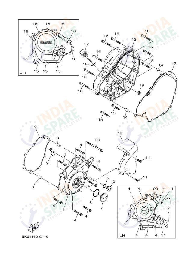 CRANKCASE COVER 1